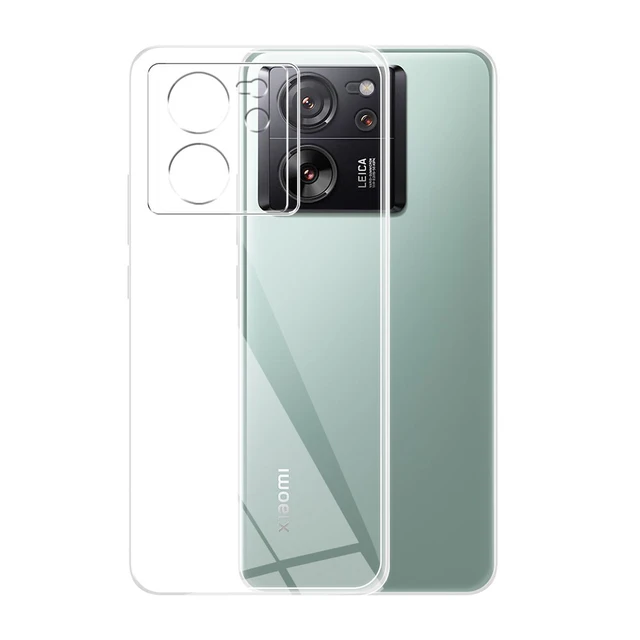 Carcasa de silicona blanda Xiaomi 13T y 13T Pro + Cristal templado biselado  2,5D - Spain