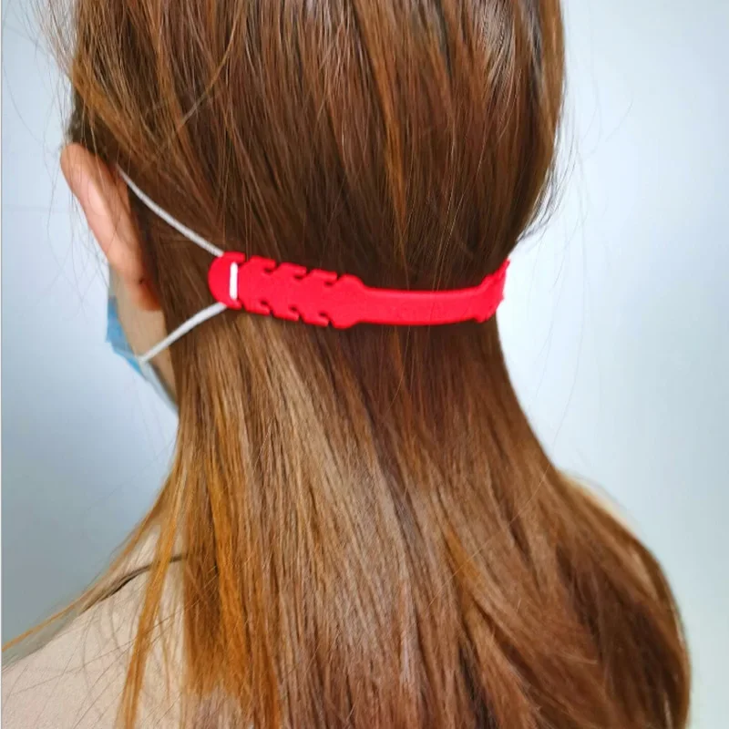 Adult Pure Color Mask Hook Anti-Stroke Artifact Mask Rope Extension Buckle Face Ear Hook Ear Protection Artifact mask hook