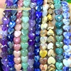 Faceted Love Heart 8MM Agate Rhodochrosite Quartz Natural Stone Loose Space Beads for Jewelry Making Diy Bracelet Accessories 1