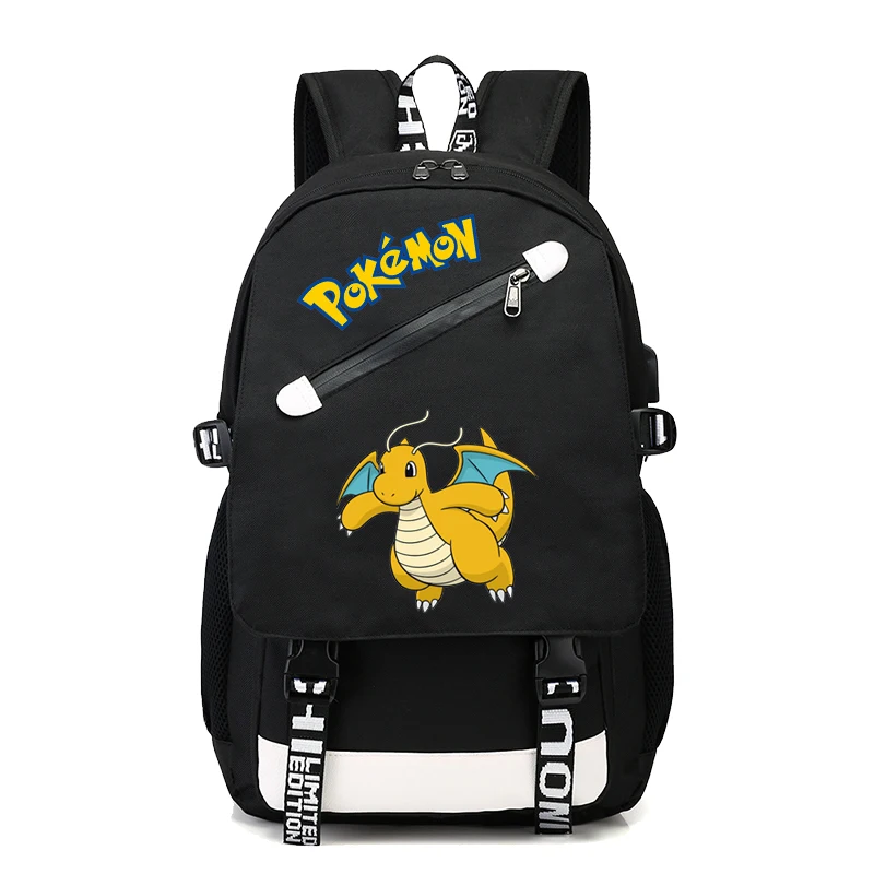 

Рюкзак Pikachu с принтом покемона, школьный ранец для учеников, Подарочный детский мультяшный рюкзак