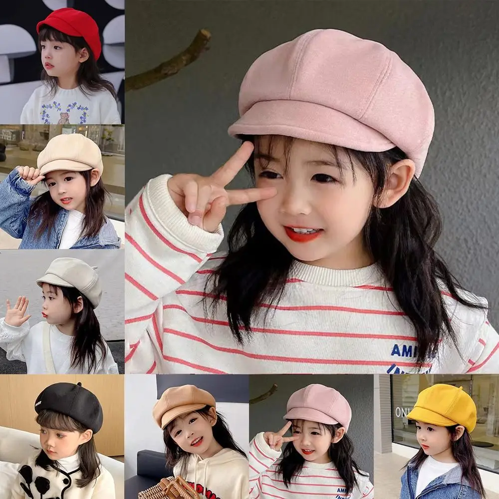Woolen Baby Beret Hat for Kids Autumn Winter