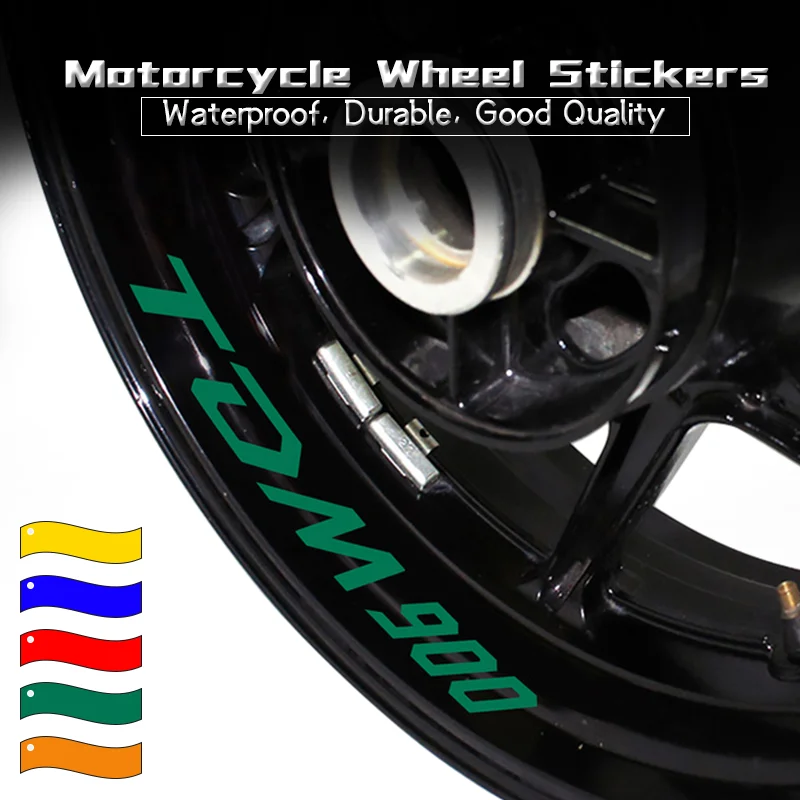 Hot Sale Motorcycle Waterproof Reflective Decoration Wheel Stickers For TDM900 TDM 900 Sign Inner Rim Stripe Tapes Decals tdm900 acrylic logo neon sign custom board anime decoration neon light shop home room decor party supplies 12v led neon signs