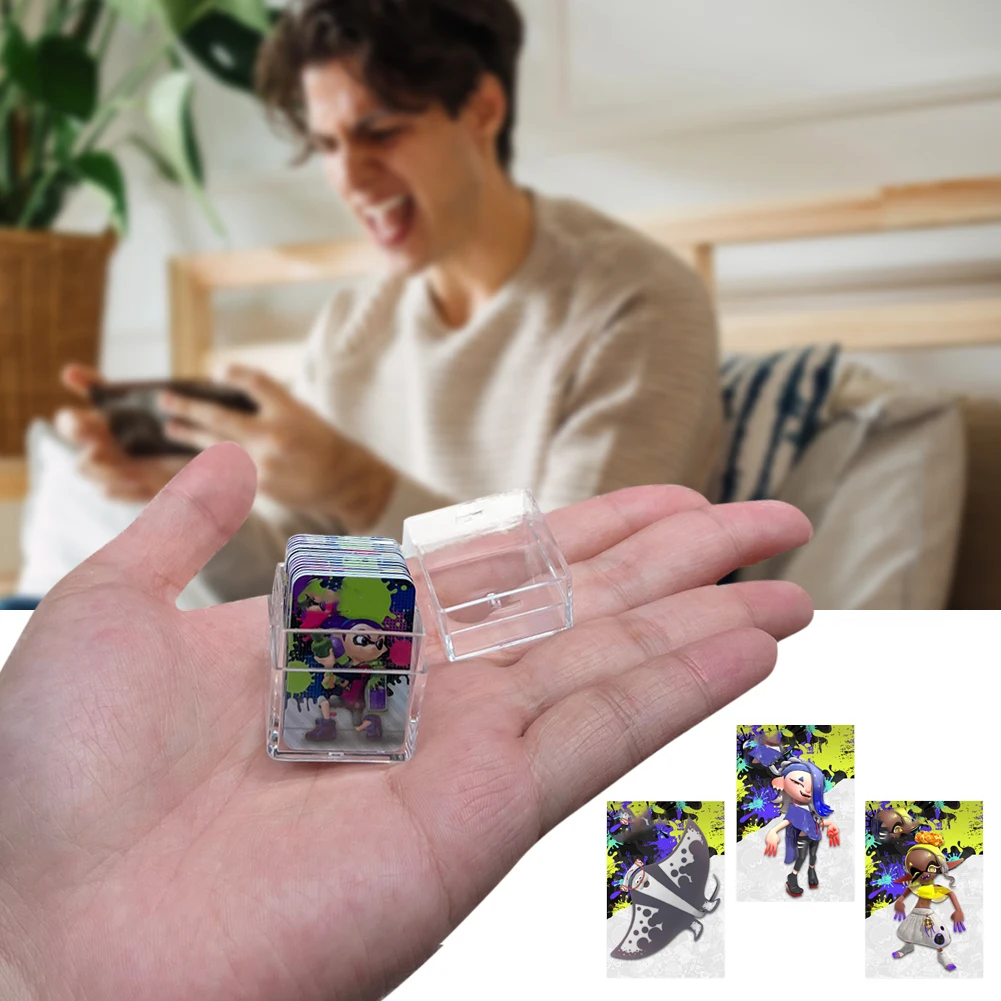 3-23pcs Amiibo Card New Horizons Splatoon 3 Figure Kawaii Roles for NS Switch 3DS Game Cards Set Collect Mini NFC Cards