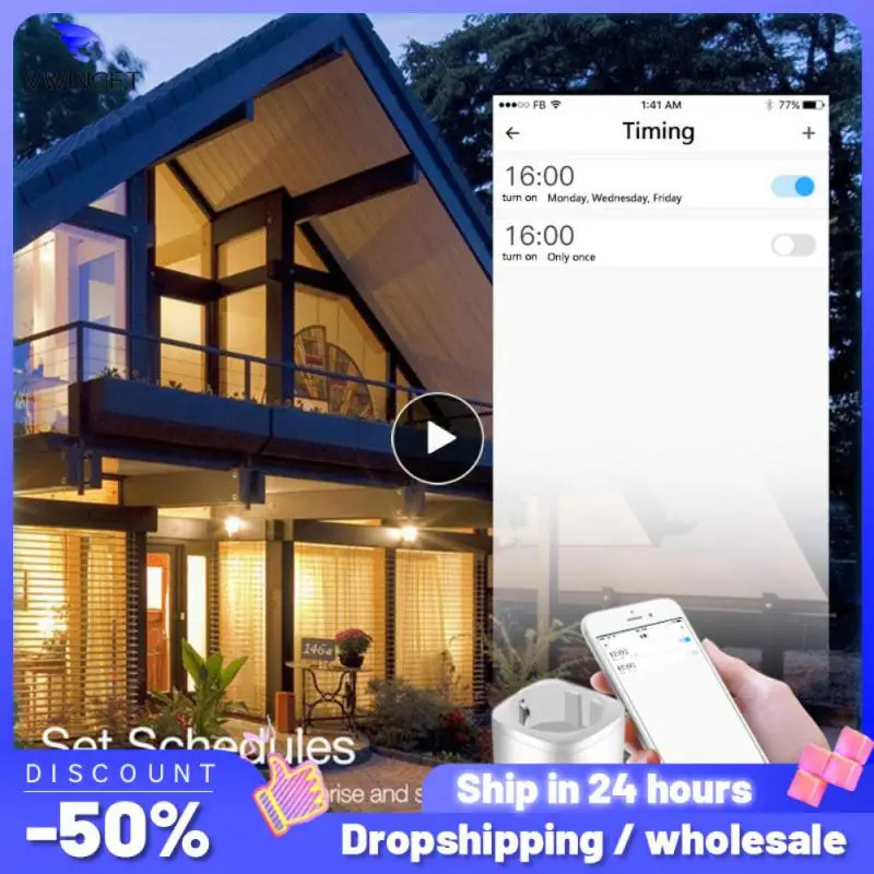 

Умная розетка с поддержкой Wi-Fi и управлением через приложение