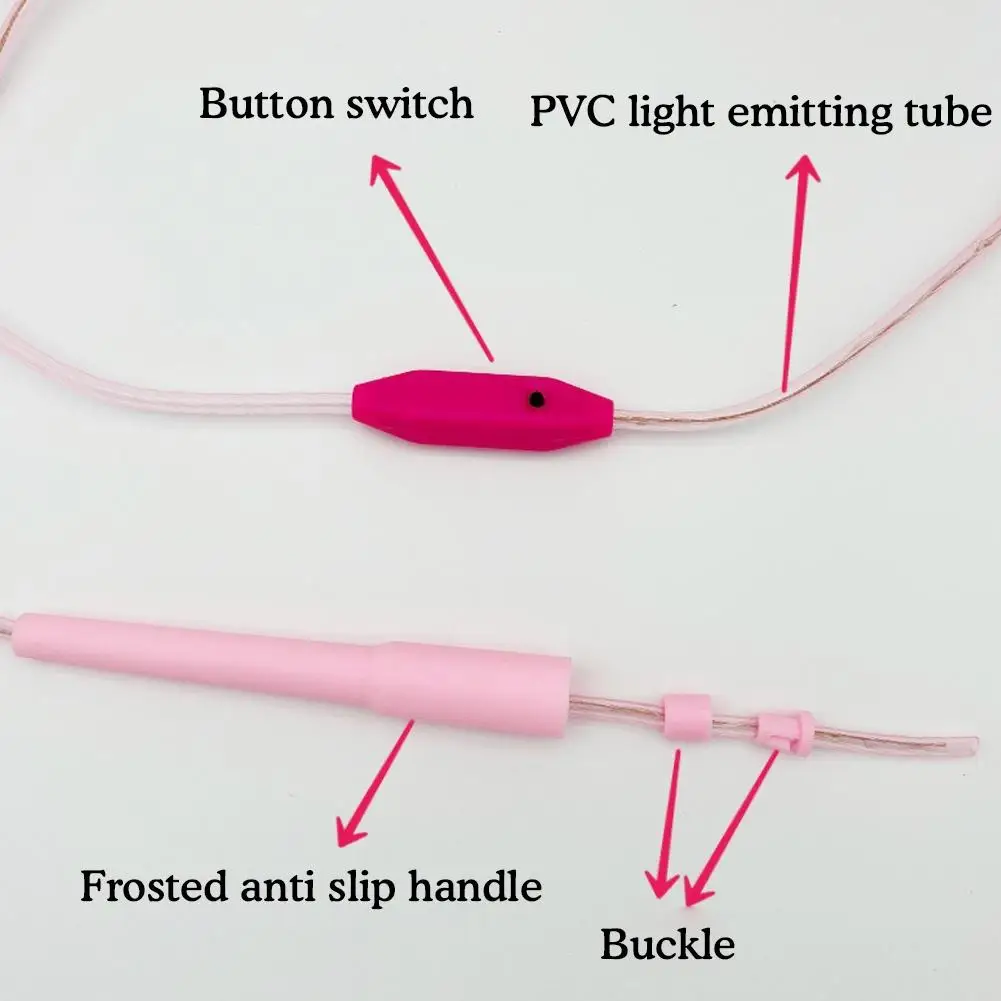 Jump Rope LED Illuminated For Night Exercise