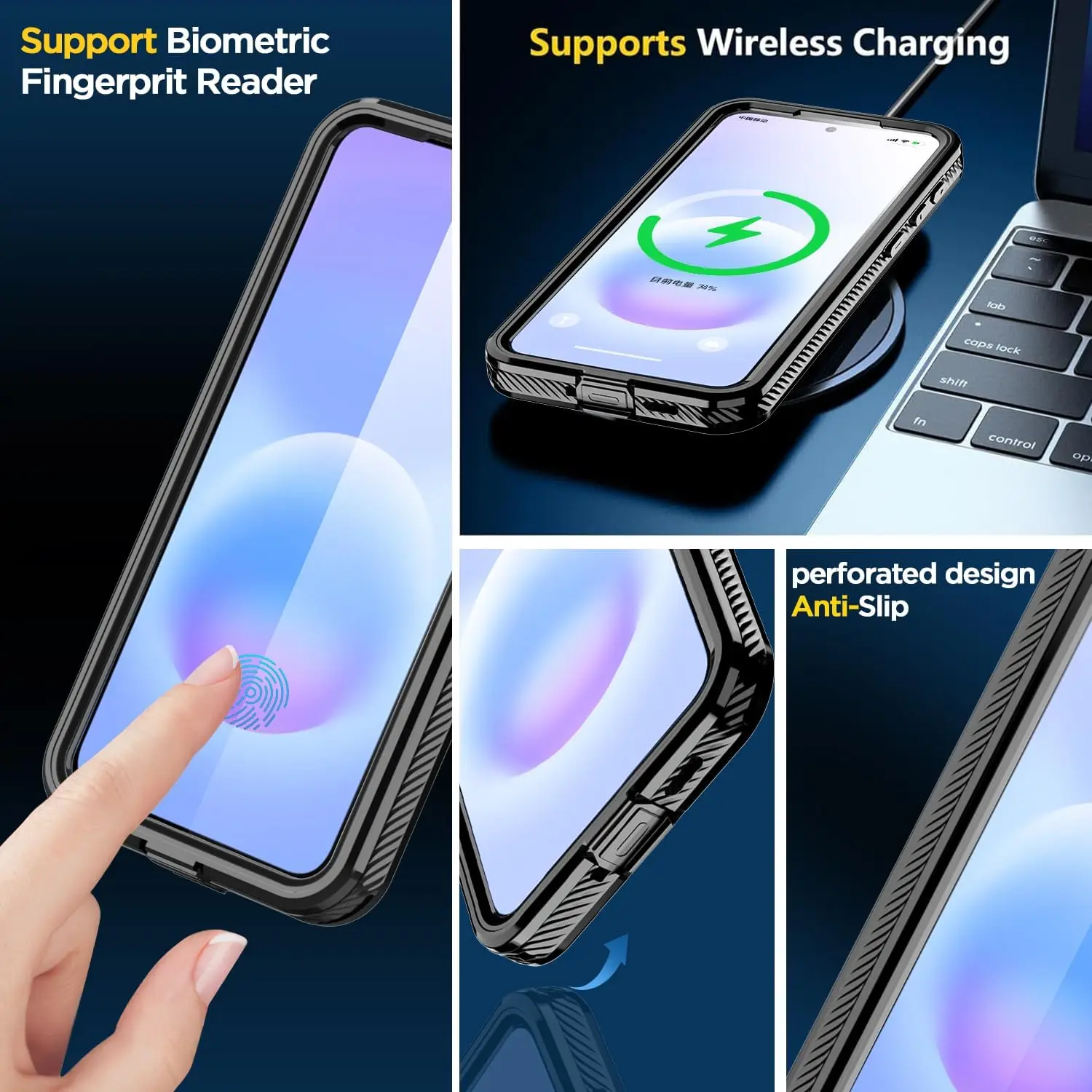 Waterproof Shockproof Dustproof Full-Body Protective Phone Case