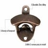 Zinc Alloy Wall Bottle Opener Kitchen Bottle Opener Retro Alloy Wall Mounted with Screws Party Antique Beer Bottle Opener 6