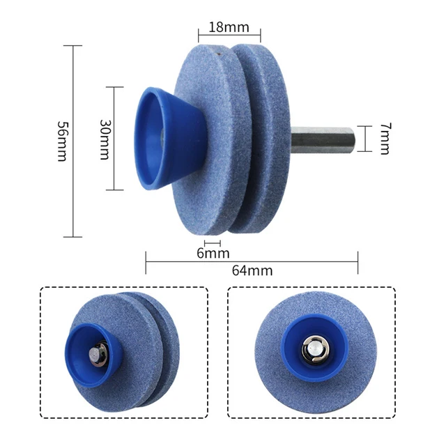 DIHAKI 56MM 4층 잔디 깎는 기계 숫돌로 날카로운 블레이드로 작업 효율성 향상