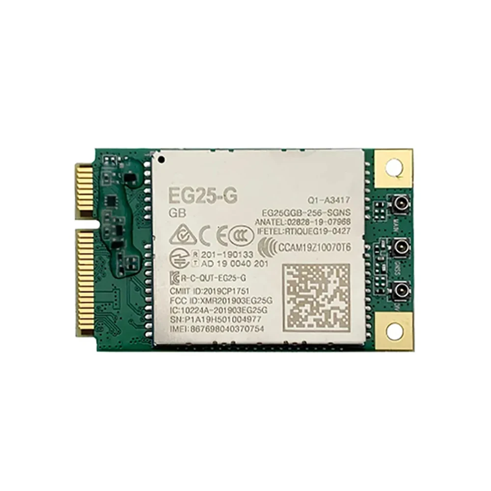 

Quectel EG25-G EG25GGB-MINIPCIE / EG25GGB-MINIPCIE-S Mini Pcie CAT4 Module for Global Band EG25GGB-MINIPCIE With Sim Card Slot