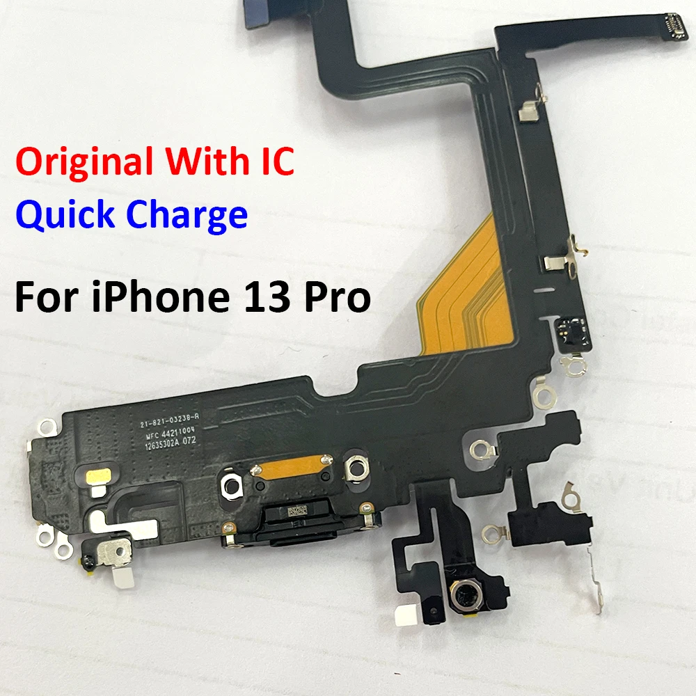  Para iPhone 13 Pro Puerto de carga Flex Cable Reemplazo para iPhone  13 Pro Puerto de carga de repuesto Cargador USB 13 Pro Dock Conector Junta  con Herramientas : Celulares y Accesorios