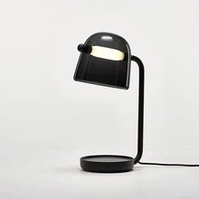 

Postmodern Smoky Glass Table Lamps Designer Led Bedside Lamp for Bedroom Living Room Study Desk Simple Desktop Decorative Lights