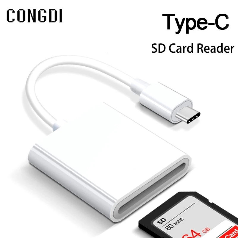 Memory Card Reader Type C To SD TF Memory Card Adapter 2 in 1 OTG SD Card Camera Reader Data Converter For Macbook Laptop Smart Phone Huawei XiaoMi