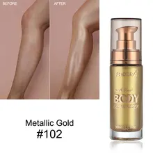 

30ml Legs Body Facial Luminizer Copper Color Cream Liquid Foundation Sunscreen Concealer Sun Block Lotion Make Up