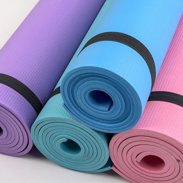Durável Anti-Slip Yoga Mat para Fitness, Ginásio Pad, Sports Pad