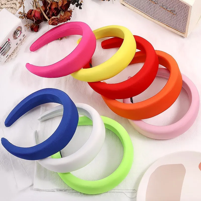 

Новая губчатая повязка на голову ярких цветов в гонконгском стиле, Простые ретро повязки для волос для мытья лица, популярная в Интернете по...