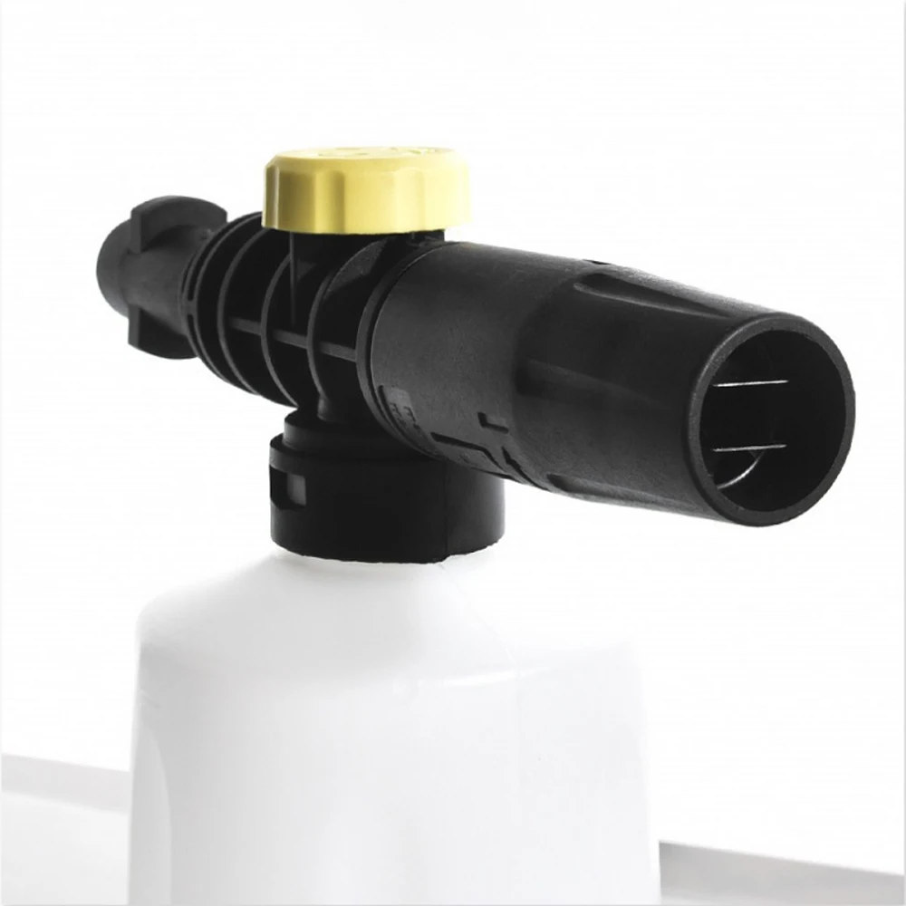 750ML Lanza Di Schiuma Di Neve Auto Generatore Di Schiuma Di Sapone Idropulrici Ad Alta Pressione Ugello Spruzzatore Regolabile Per Karcher K2 K3 K4 K5 K6