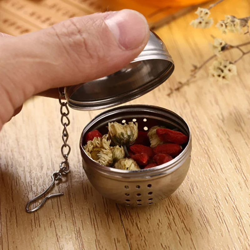 Stainless Steel Seasoning Ball Large and Small Hot Pot Spice Seasoning Ball Soup Marinade To Remove Slag and Taste