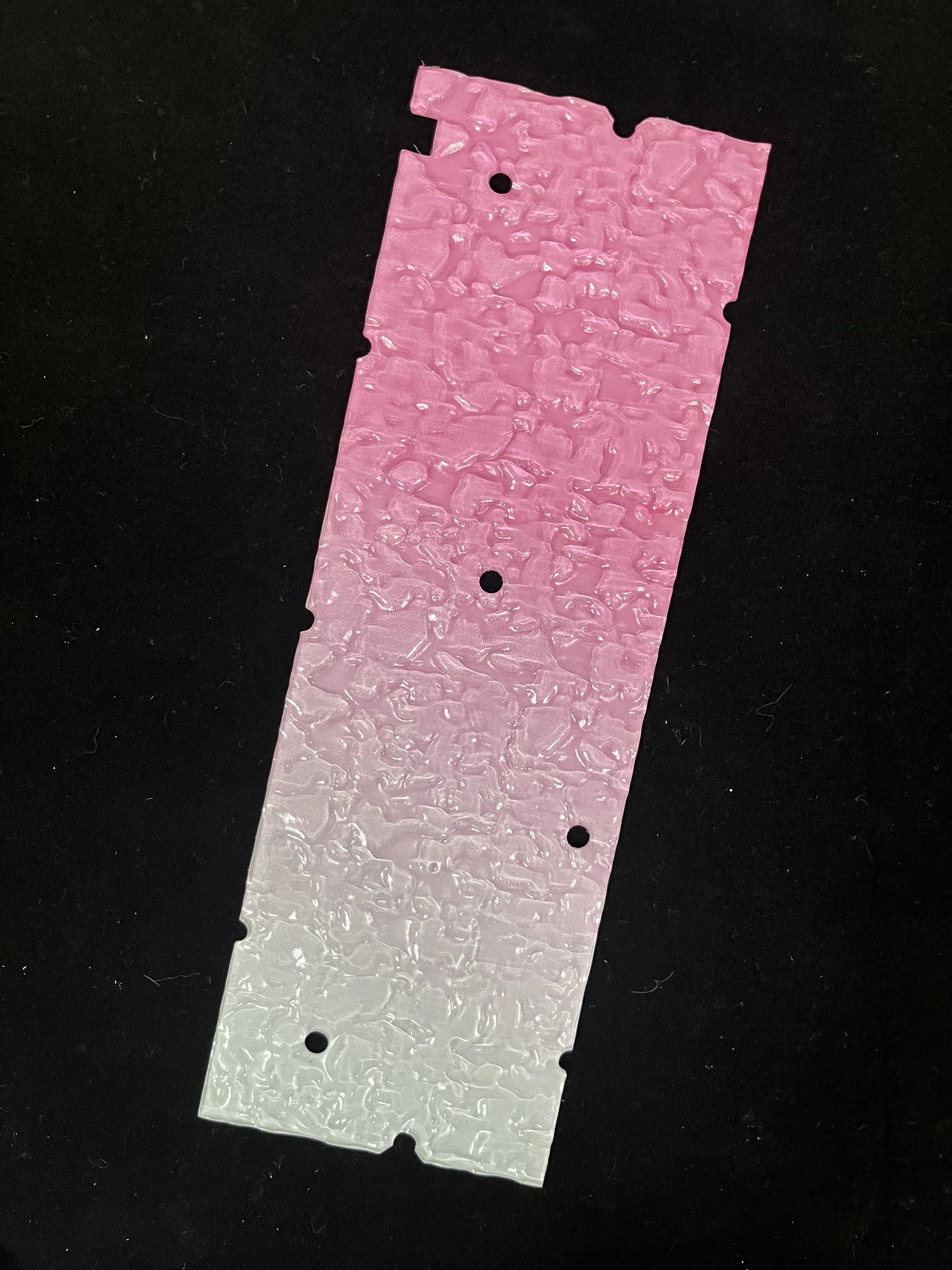 LOBO GH60 Hollow Keyboard Case with Water Ripple Design - Custom Uniform Plate for Mechanical Keyboards