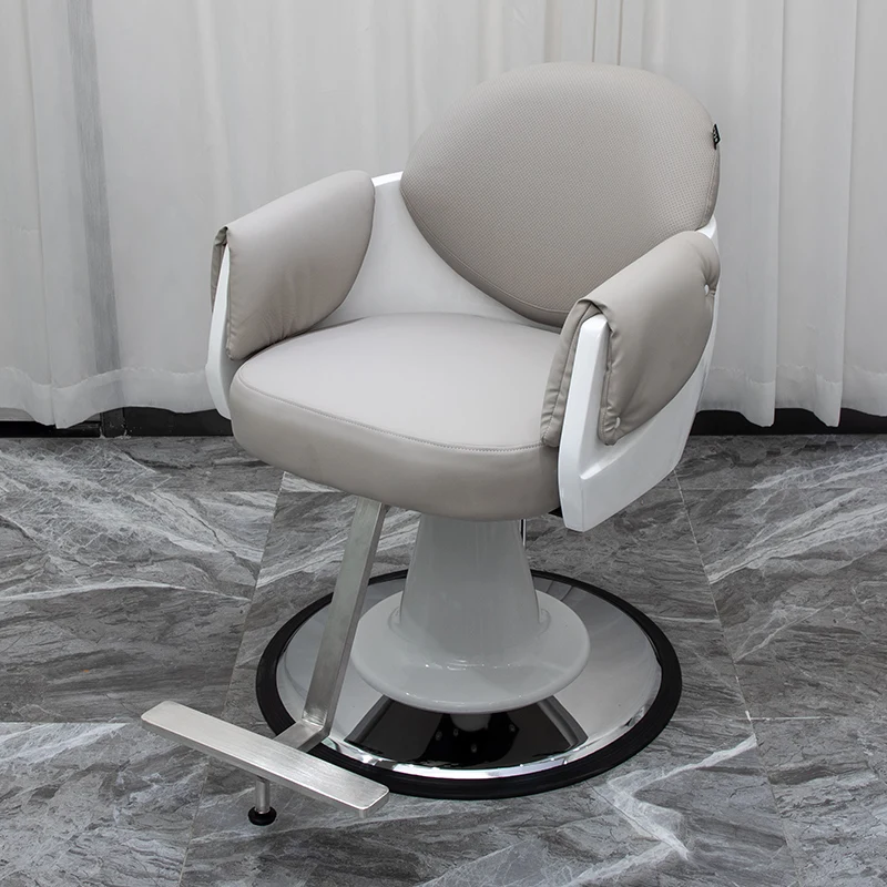 Cosmetology Bench Barber Chairs Hairdressing Haircut Disk Hot Dyeing Barber Chairs Dedicated Chaise Coiffeuse Furniture QF50BC