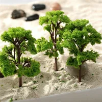 10pcs 4cm HO OO Scale Model Trees Train Railroad Layout Diorama Wargame Scenery Miniature Tree Decoration 2