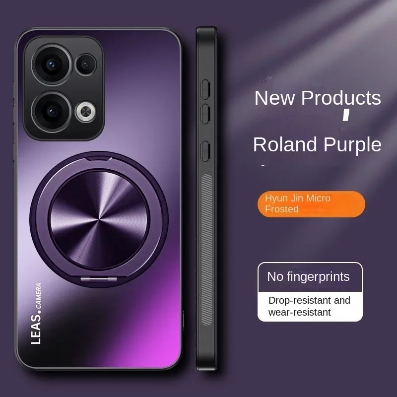 Ultra Matte Shockproof Magnetic Bumper Stand Cover Case