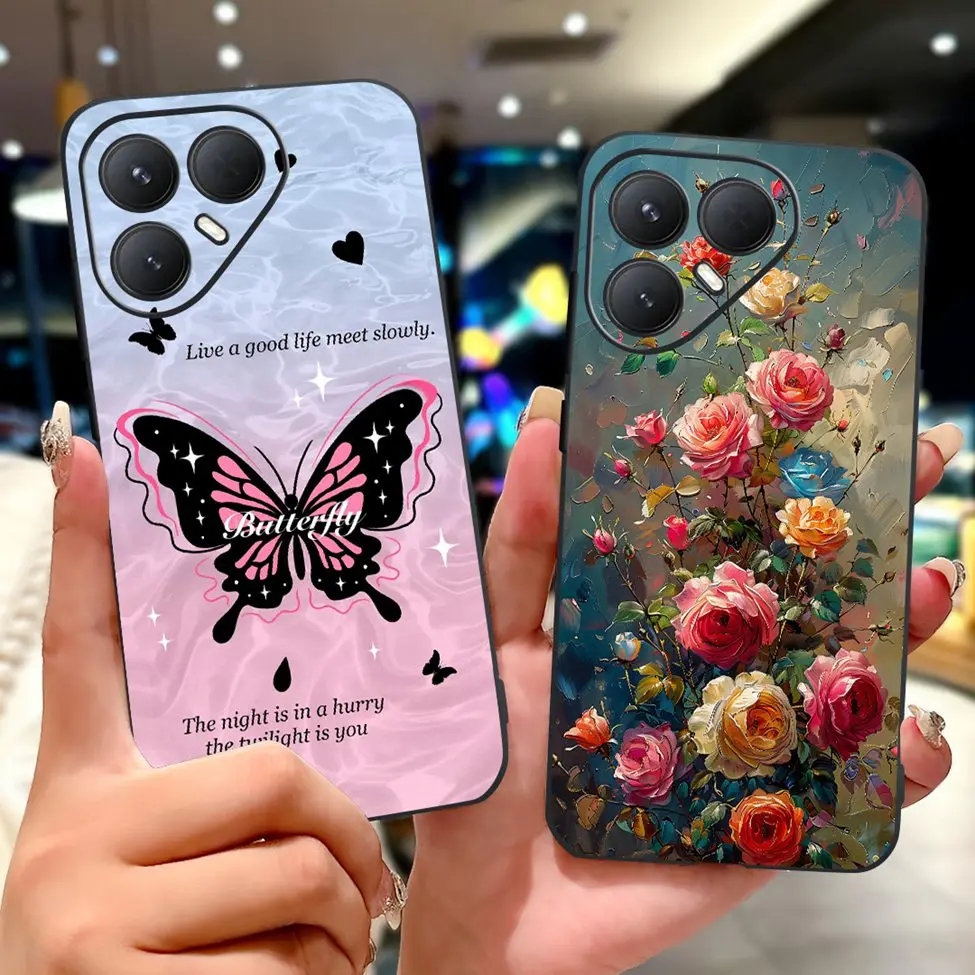 Luxury Butterfly Love & Fashion Flowers Artistic Phone Case Cover Featuring Majestic Lion Design
