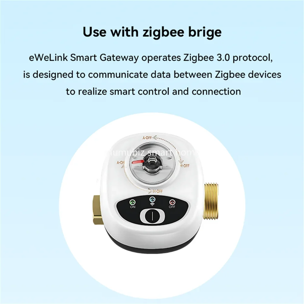 Zigbee Smart Water Valve DN20 - IP65 Wasserdichter Kugelhahn Mit App Steuerung