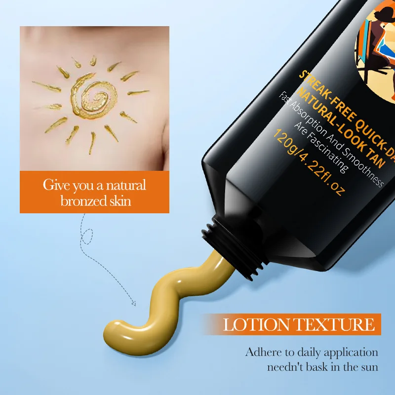 Self Tanning Lotion Self Tanner Flawless Tanning Lotion Fake Tan Sunless Tanner For Face And Body Not Block Pores
