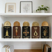 Coffret cadeau de parfum de vanille orientale unisexe, 5x20ml, luxueux, crémeux, doux, chaud, longue durée, collection de parfums avec profondeur élégante 3