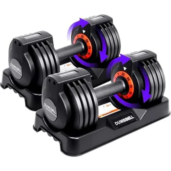 55LB Adjustable Dumbbell Set 1