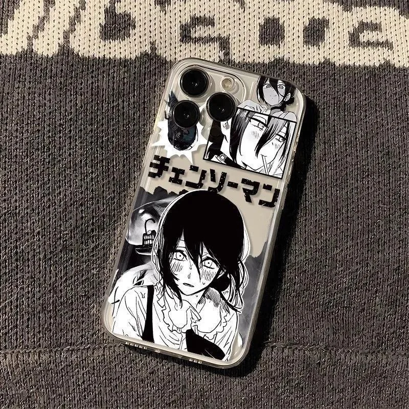 Anime-Inspired Makima Reze Soft Phone Case Cover