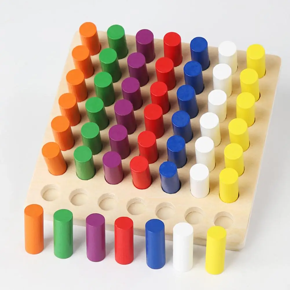 Wooden Pegboard Toy 2
