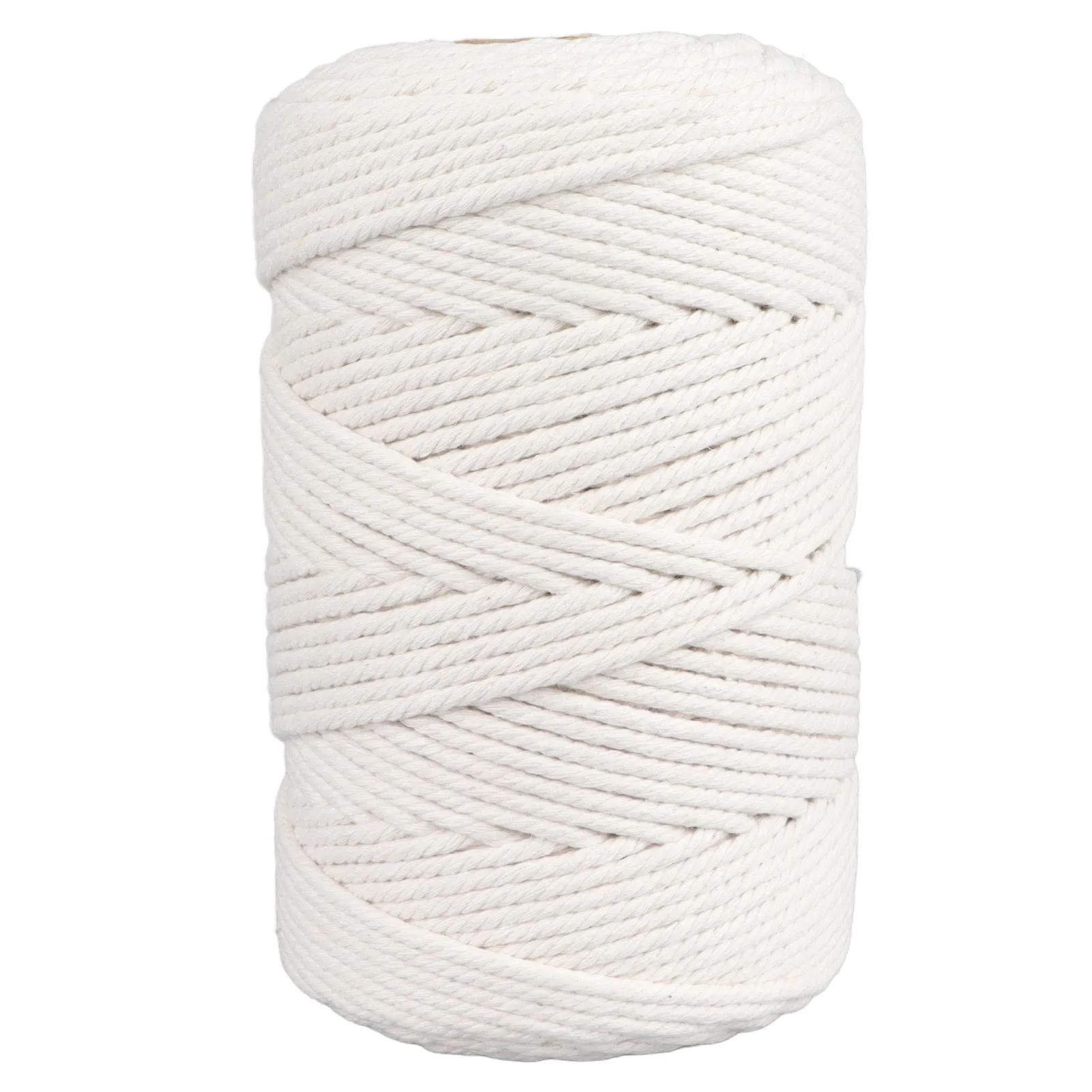 

Macrame Cord Multi Strand 4mm Diameter 21.9 Yards Length White Cotton Macrame Cord with Spools for Knitting for Hanging Objects