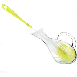 Premium Long Handle Bottle Brush Cleaner for Efficient Washing of Bottles and Thermoses (1 green brush)