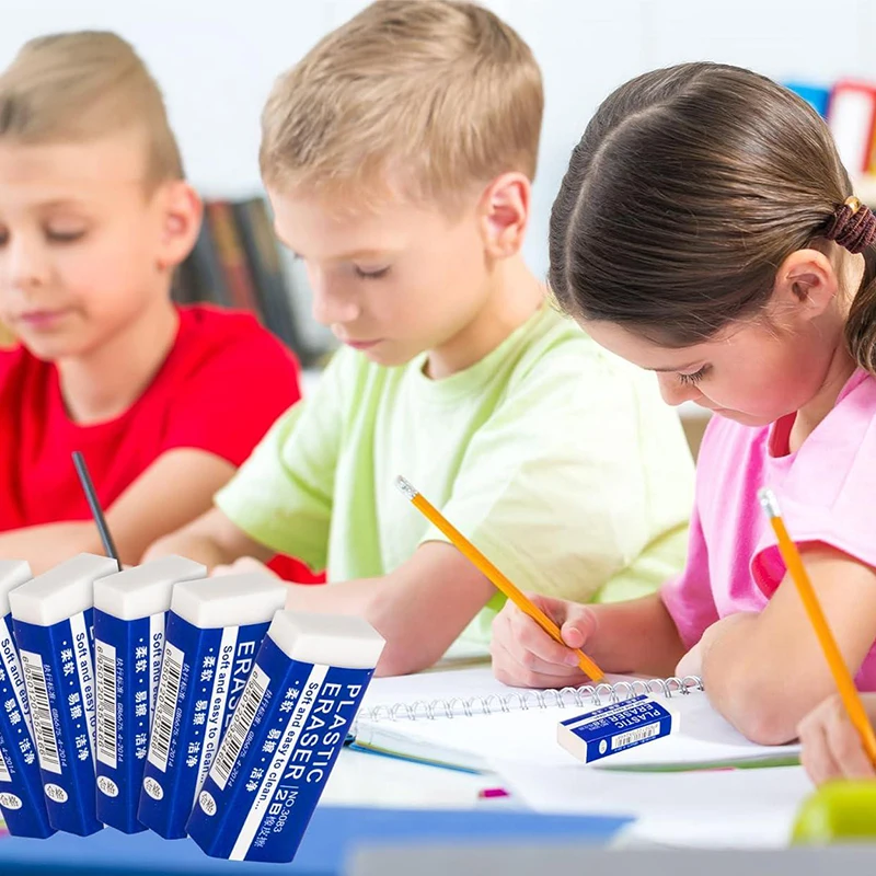 PVC erasers student drawing tools for school sketching painting art home office 10pcs