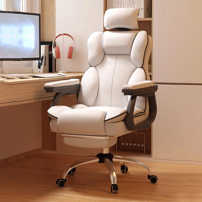 Computer Ergonomic Office Chairs Comfy Floor Rolling Modern Gaming Office Chairs Bedroom Armchair Silla Ergonomica Furniture