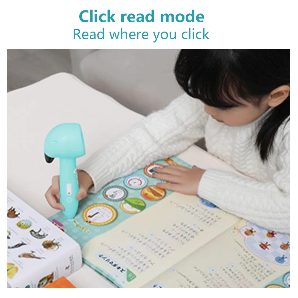 32G Smart Point Reading Pen Educational Read English Books Cards Flashcards Kids Baby Learning Toys for Children