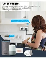 Tuya Wifi 20A UK Smart Plug Mini Power Monitor Socket Remote Vioce App Control Timing Smart Home Work With Google Home Alexa - Image 4