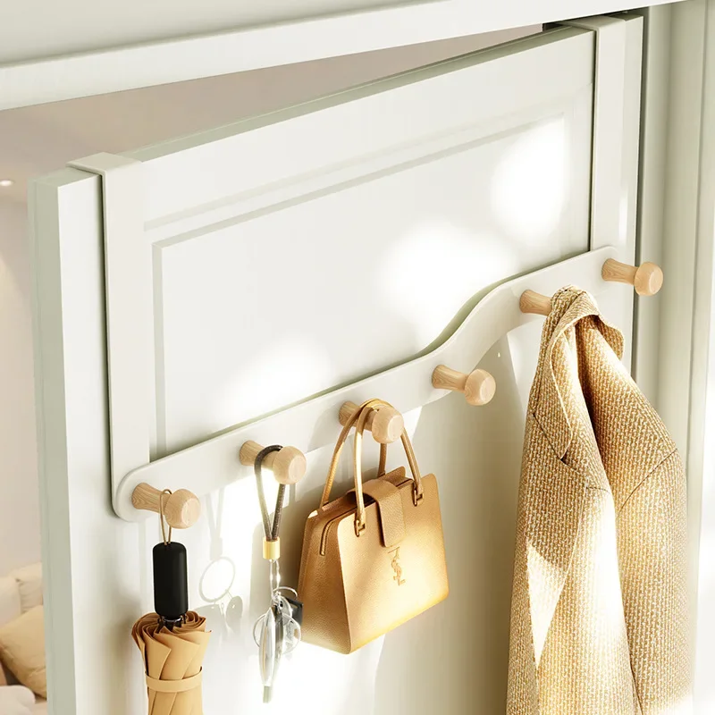 Metal Door Hooks Without Drilling Coat Racks Modern Clothes Hanger Room Accessories Hat Organization Useful Objects Home