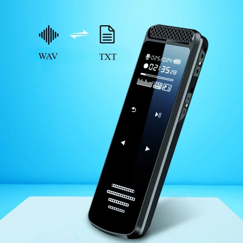 Digital Voice Recorder for Lectures Meetings Interview Sound Audio Recorder Dictaphone Recording Device with Playback MP3 Player