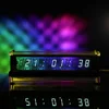 Analog IV18 Transparent Base VFD Screen Clock Retro Glow Tube Clock With Temperature Humidity Display Ornaments Birthday Gift 2