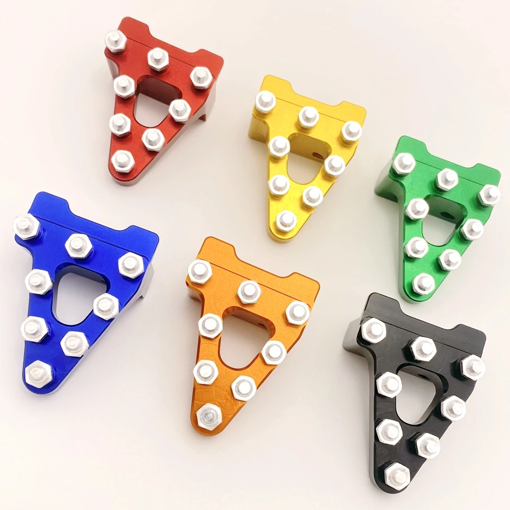 Motorcycle Accessories Motorcycle Foot Pedals Motorcycle CNC Rear Brake Pedal Step Tips For Honda CRF50 CRF 50 XR50 Pit Bikes Black Red Green Blue