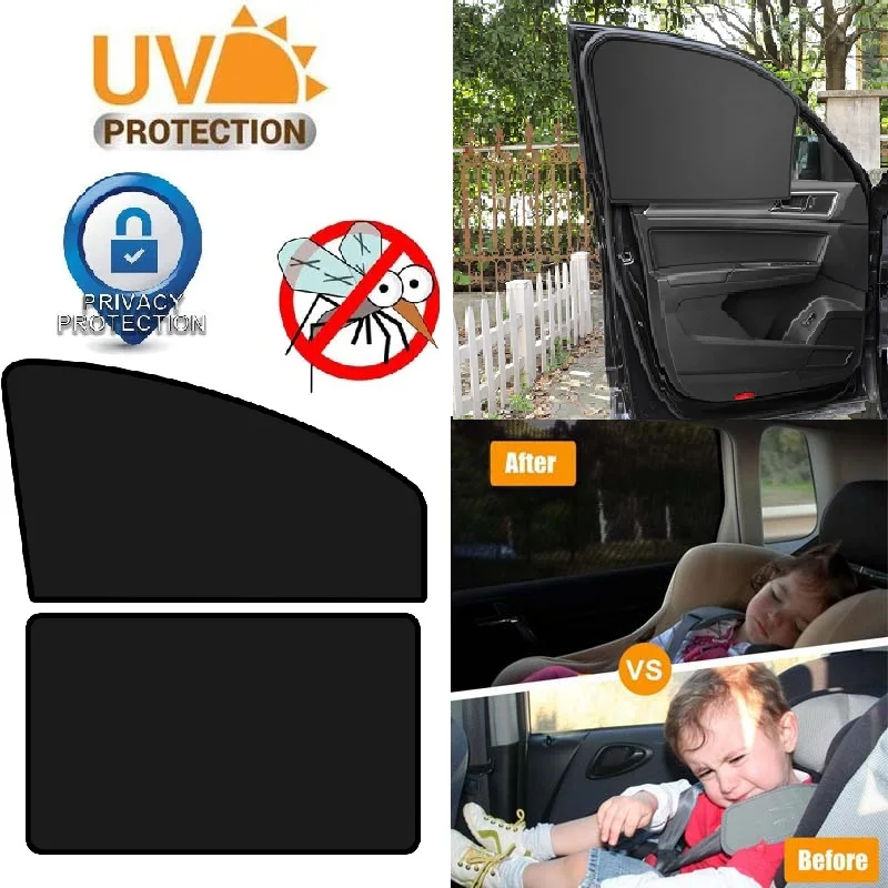 Car Sunshade Universal Mesh Curtain Car Window Sun Shade