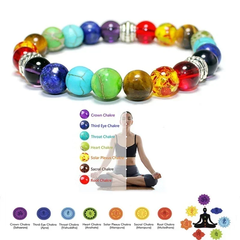 7-Chakra Natural Stone Bracelet 5