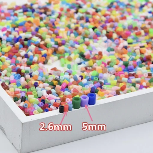 2.6mm/5mm Hama Beads Contains tool Iron Beads Perler Fuse Bead Jigsaw Puzzle DIY Toy Kids Creative Handmade Craft Toy Gift 4