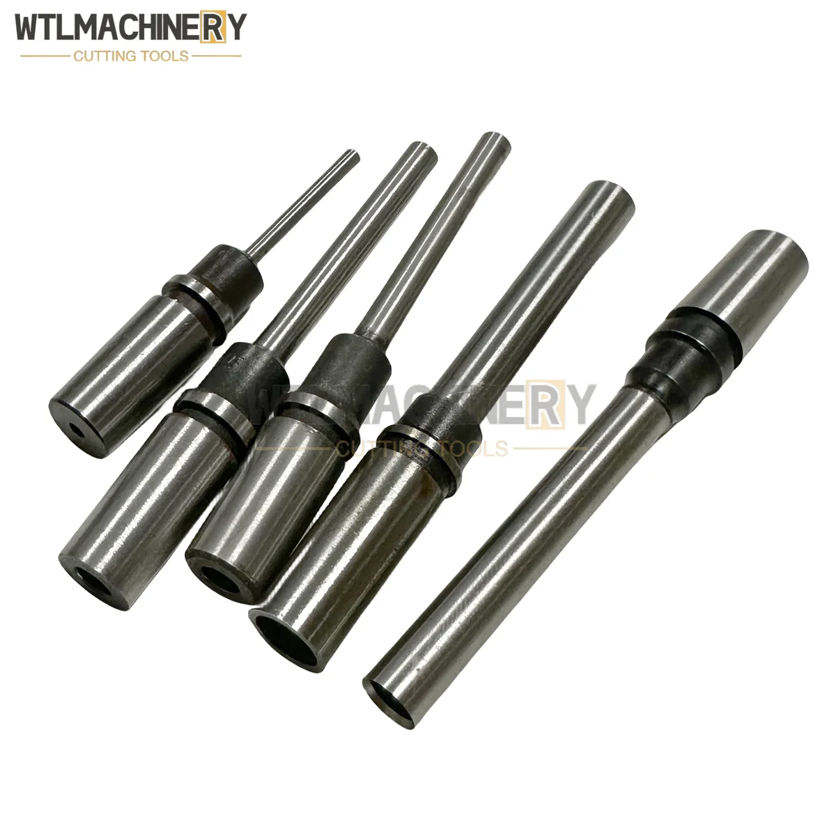 5Pcs Hollow Paper Drill Bits Taper Shank For Punching Machine