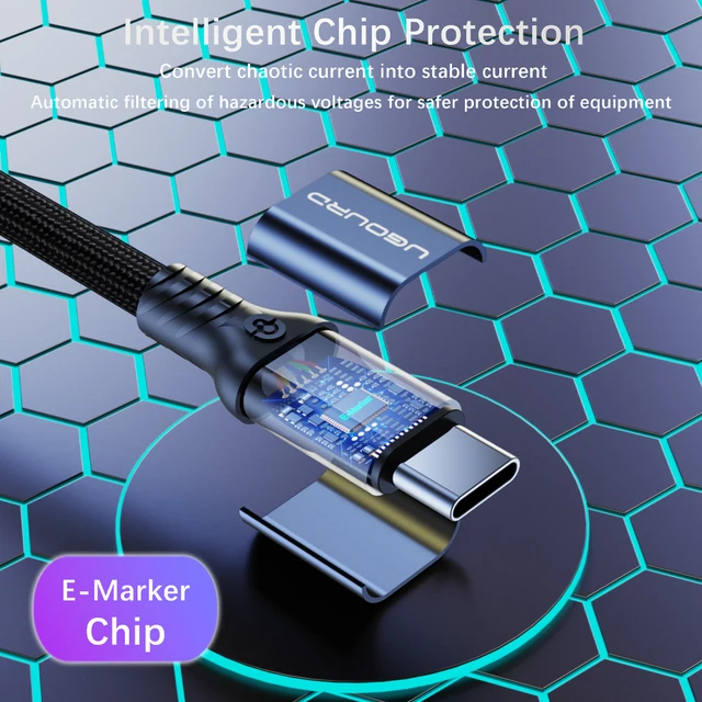 USB3.2 USB3.1 Gen2 Cable de 10Gbps USB-A a USB tipo C Cable 3A 60W carga rápida 10G Cable de transferencia de datos USB-C para disco duro SSD 5