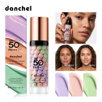 3-in-1 Primer SPF 50 Color Correcting Isolation Cream Oil Control Moisturizing Face Makeup Base Blur Pores Even Skin Tone Radian