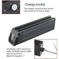 Batterie Silverfish lithium-ion avec chargeur, 48V, 15Ah, 20Ah, 1000W, 750W, 36V 3