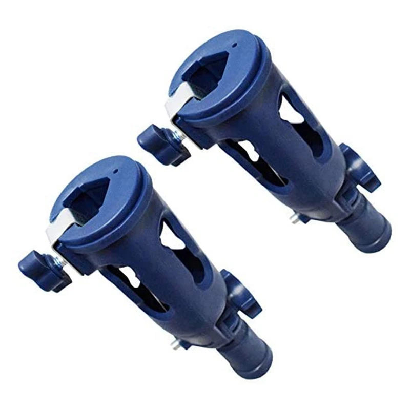 2x Pole Attachment Angle Adaptor Tool Holder For Threaded Extension Pole Attach To Paint Roller